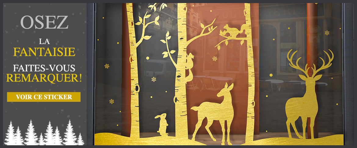 Stickers vitrine vitrophanie - 1001StickersVitrine