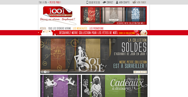 C'est officiel... Le site 1001stickersvitrine est ouvert !