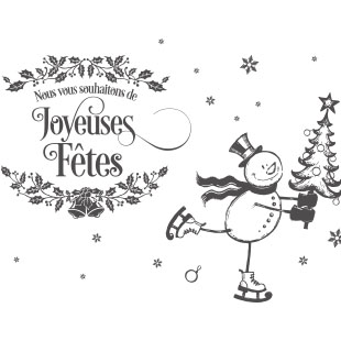  joyeuses ftes bonhomme de neige