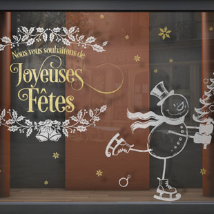 Joyeuses ftes bonhomme de neige