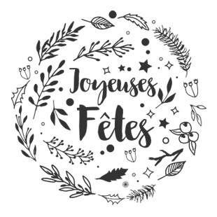 sticker vitrine Pot-pourri joyeuses ftes