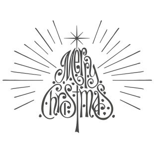 Merry Christmas sapin toil