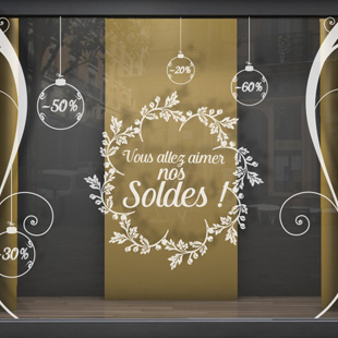 Soldes boules ornements