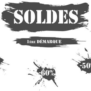 Soldes effet peinture