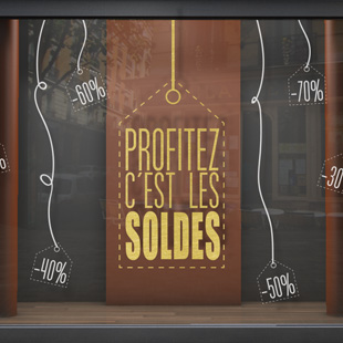 Etiquettes soldes