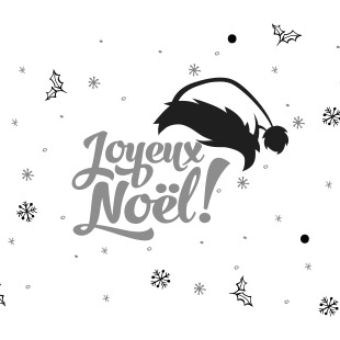  joyeux nol bonnet pompon