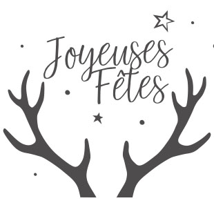 Joyeux nol corne de cerf