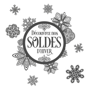 Soldes et flocons