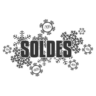 Soldes parure de flocons