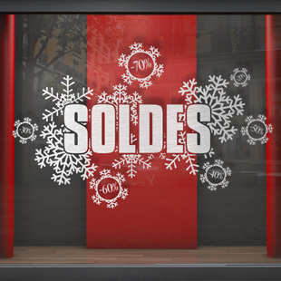 Soldes parure de flocons